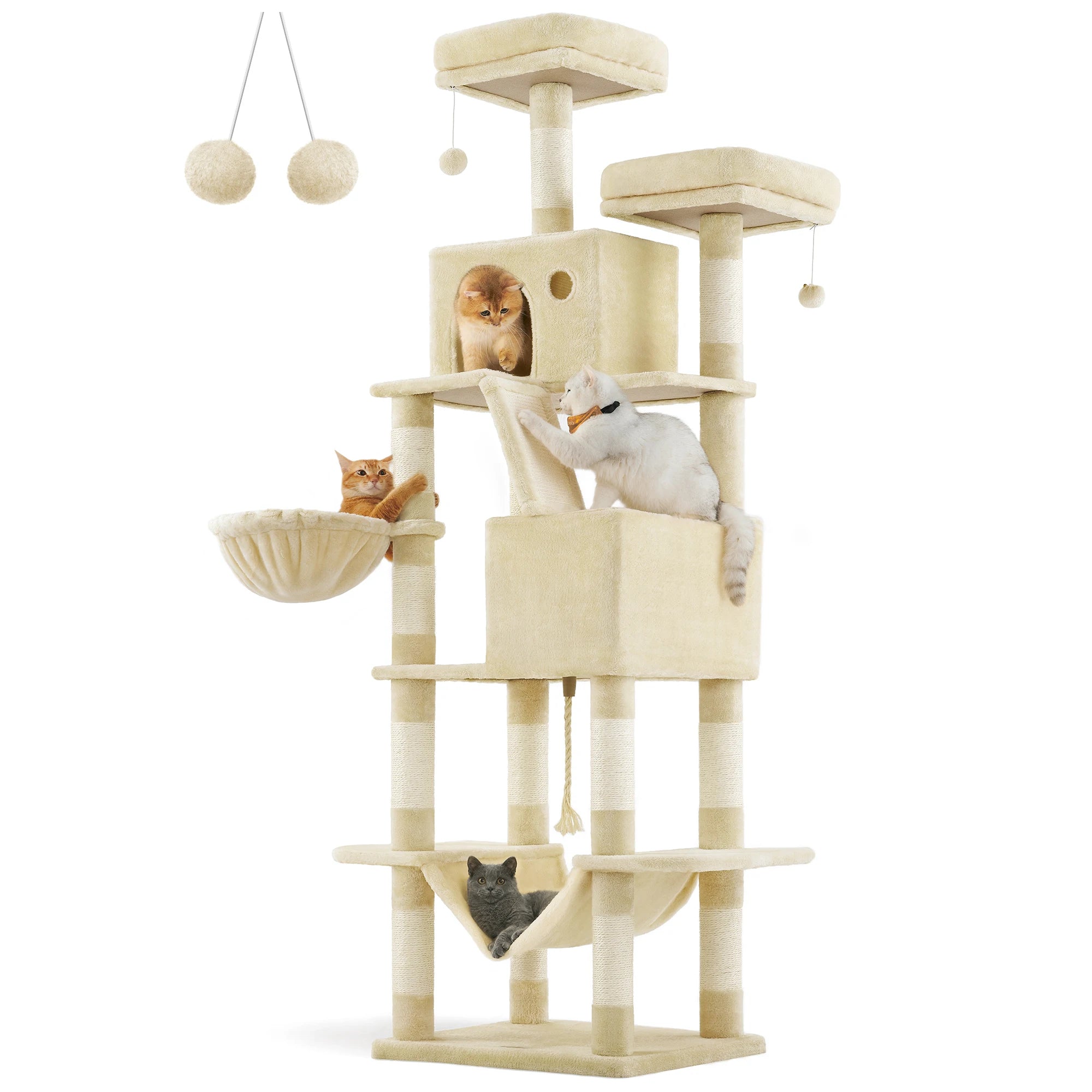 MimoPaws Feandrea Premium Árbol para Gatos, 206 cm de Altura