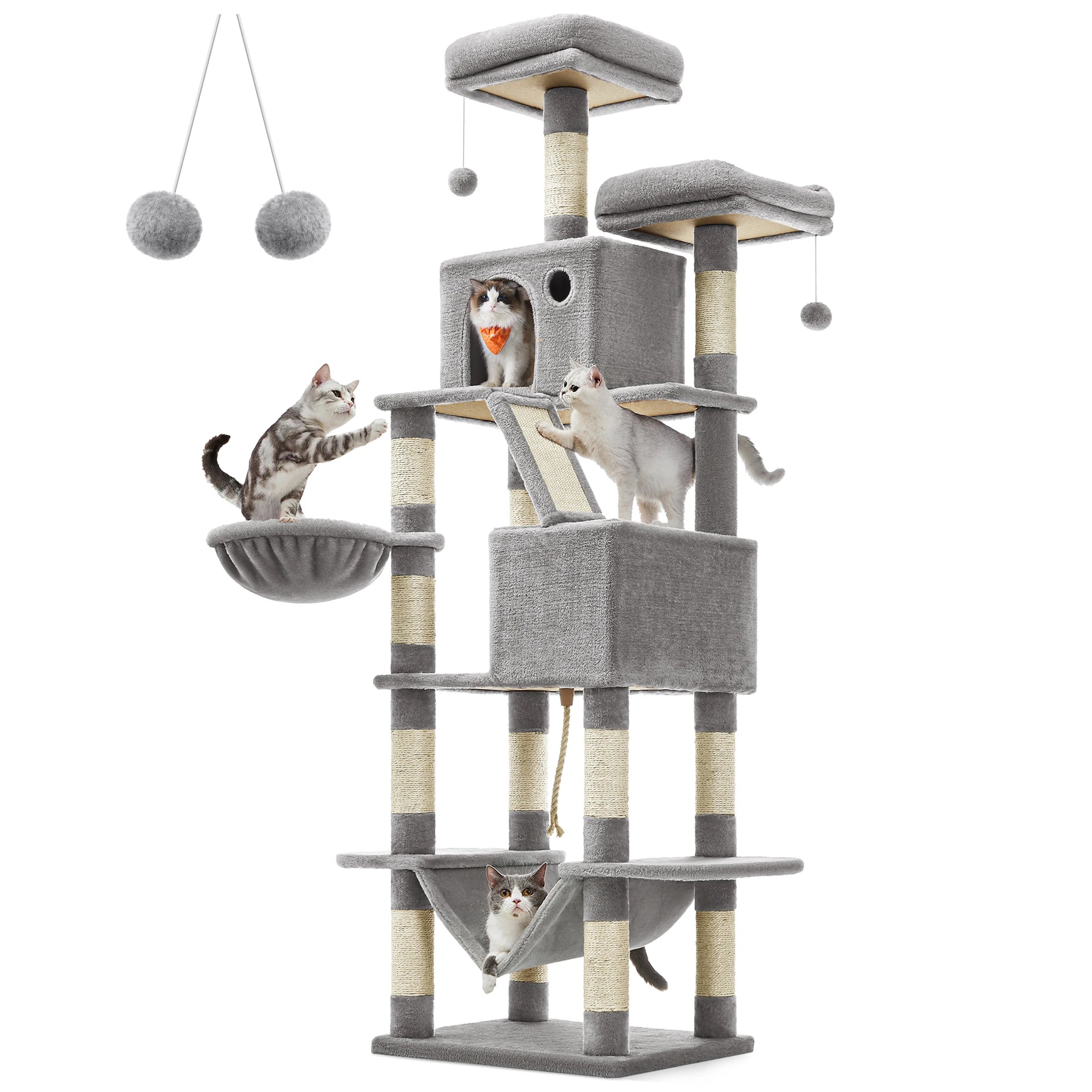 MimoPaws Feandrea Premium Árbol para Gatos, 206 cm de Altura