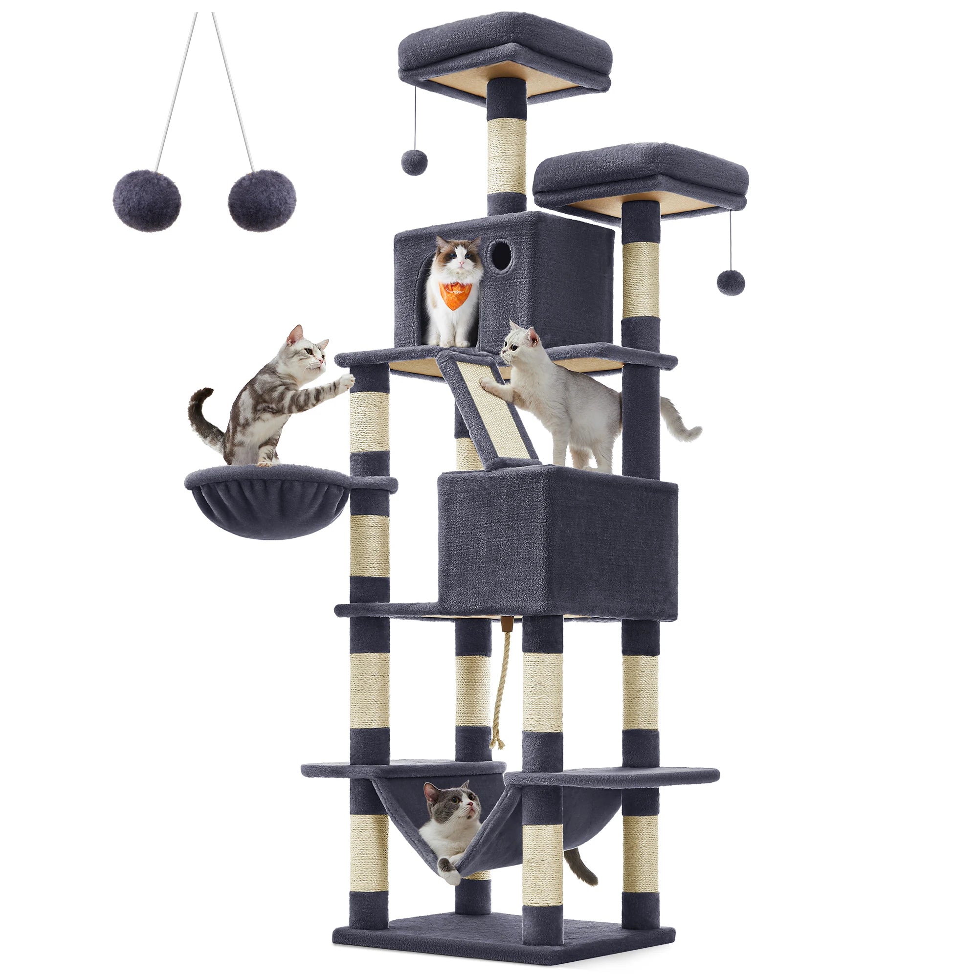 MimoPaws Feandrea Premium Árbol para Gatos, 206 cm de Altura
