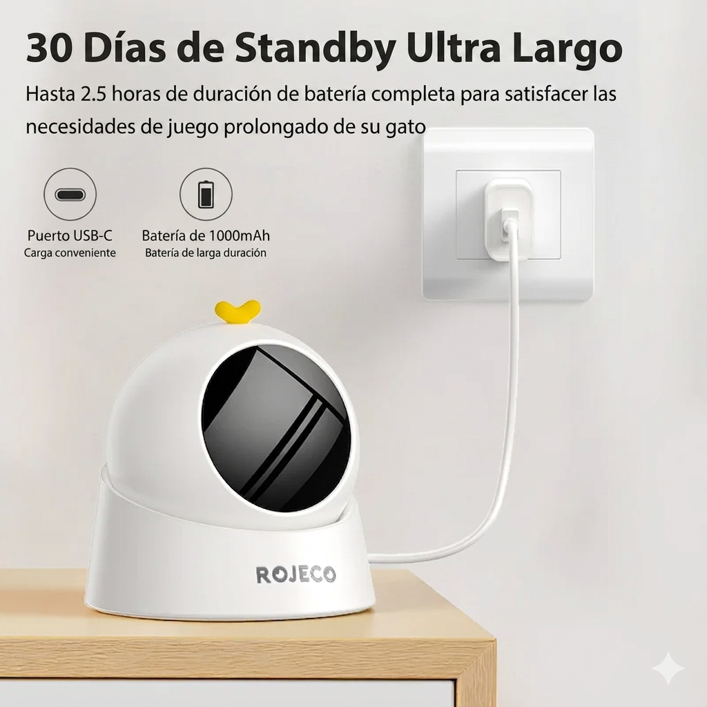Juguete Láser Eléctrico Interactivo para Gatos ROJECO