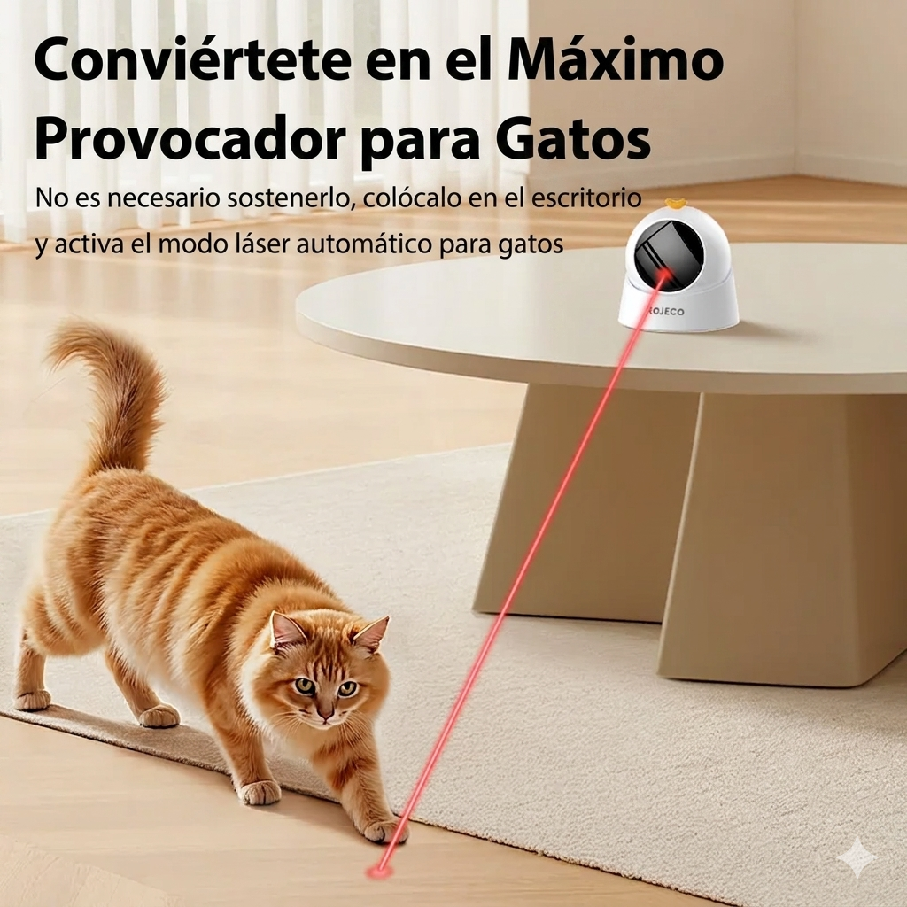 Juguete Láser Eléctrico Interactivo para Gatos ROJECO