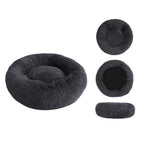 Cama Cojín Tipo Donut de Felpa Súper Suave