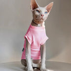 Chaleco de Algodón Fino para Gatos Sin Pelo (Sphynx y Razas Similares)