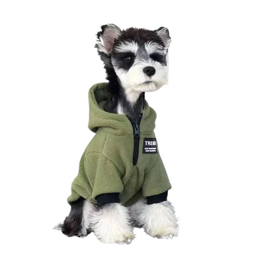 Sudadera con Capucha Gruesa verde