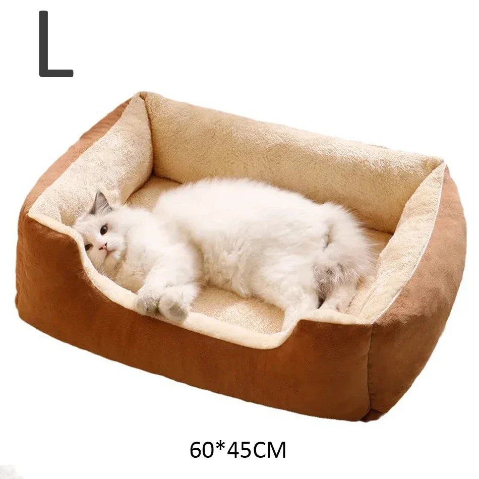 Cama tipo cuna de algodón suave para mascotas