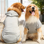 Sudadera de Lana con Capucha para Perros Grandes
