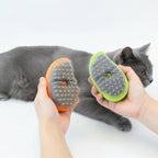 Cepillo de vapor 3 en 1, quita Pelo, peine y masaje para mascotas