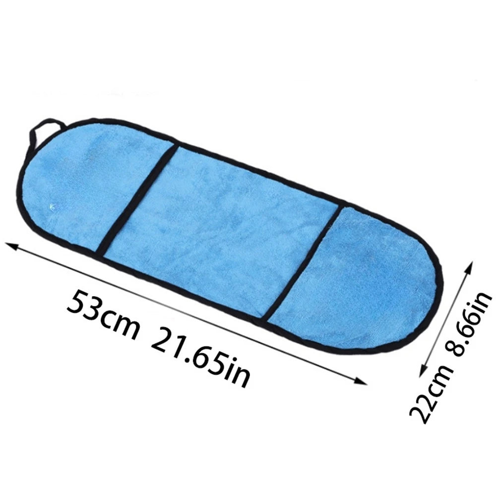 Toalla portátil de chenilla para baño de mascotas