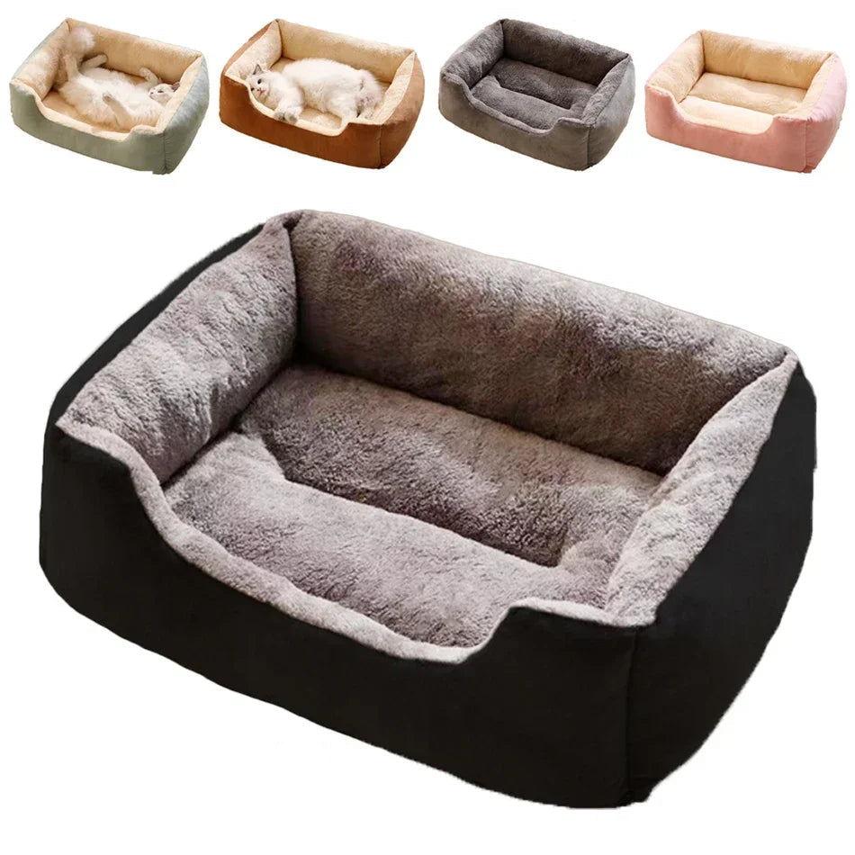 Cama tipo cuna de algodón suave para mascotas