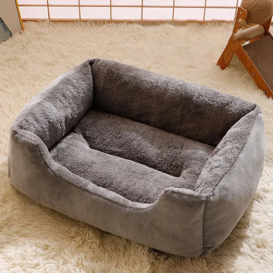 Cama tipo cuna de algodón suave para mascotas