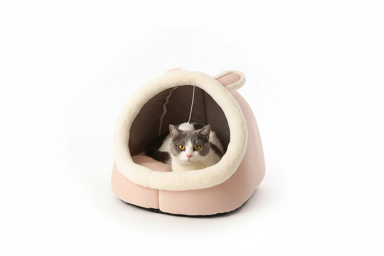 Cueva de sueño profundo y refugio Térmico para gatos