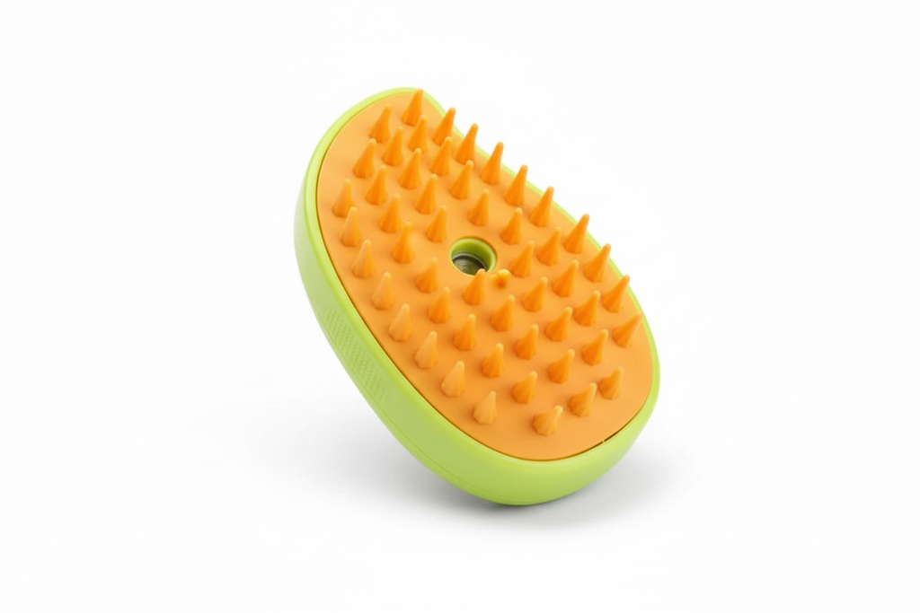 Cepillo de vapor 3 en 1, quita Pelo, peine y masaje para mascotas