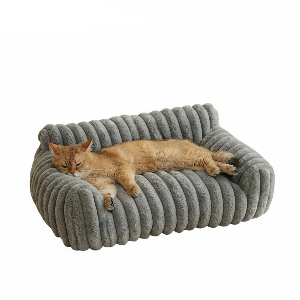 Sofá Cama para Gatos a Rayas KEMORELA