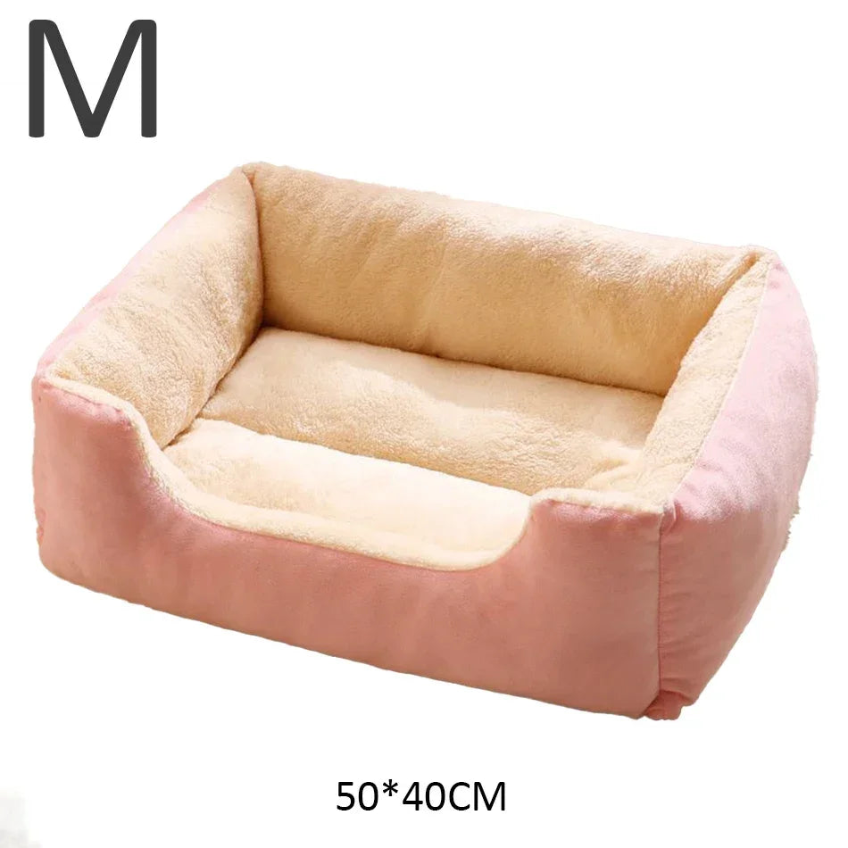 Cama tipo cuna de algodón suave para mascotas