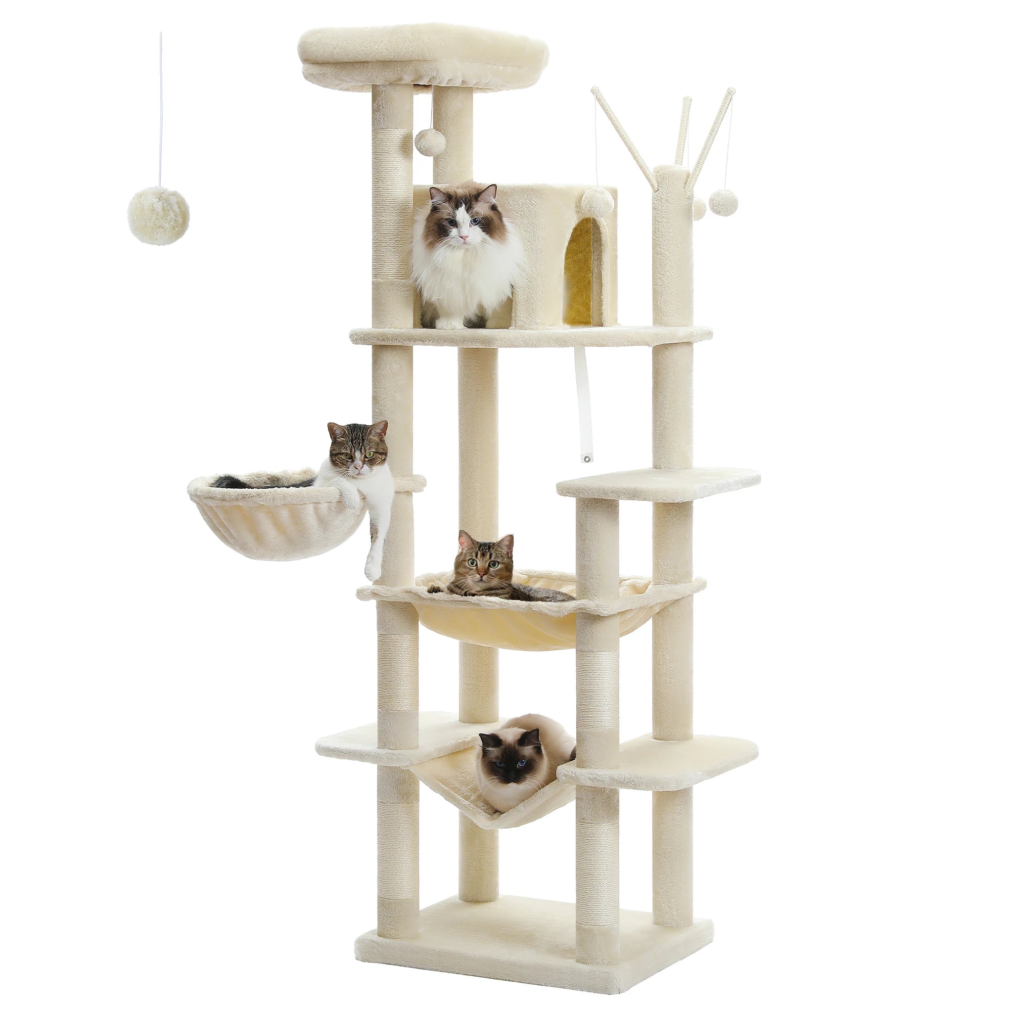 MimoPaws Feandrea Premium Árbol para Gatos, 180cm de Altura