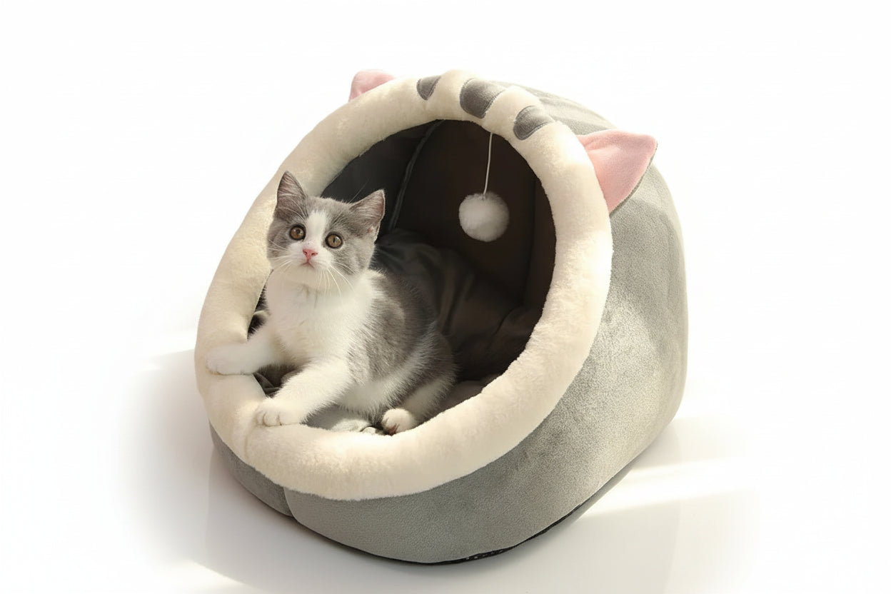 Cueva de sueño profundo y refugio Térmico para gatos
