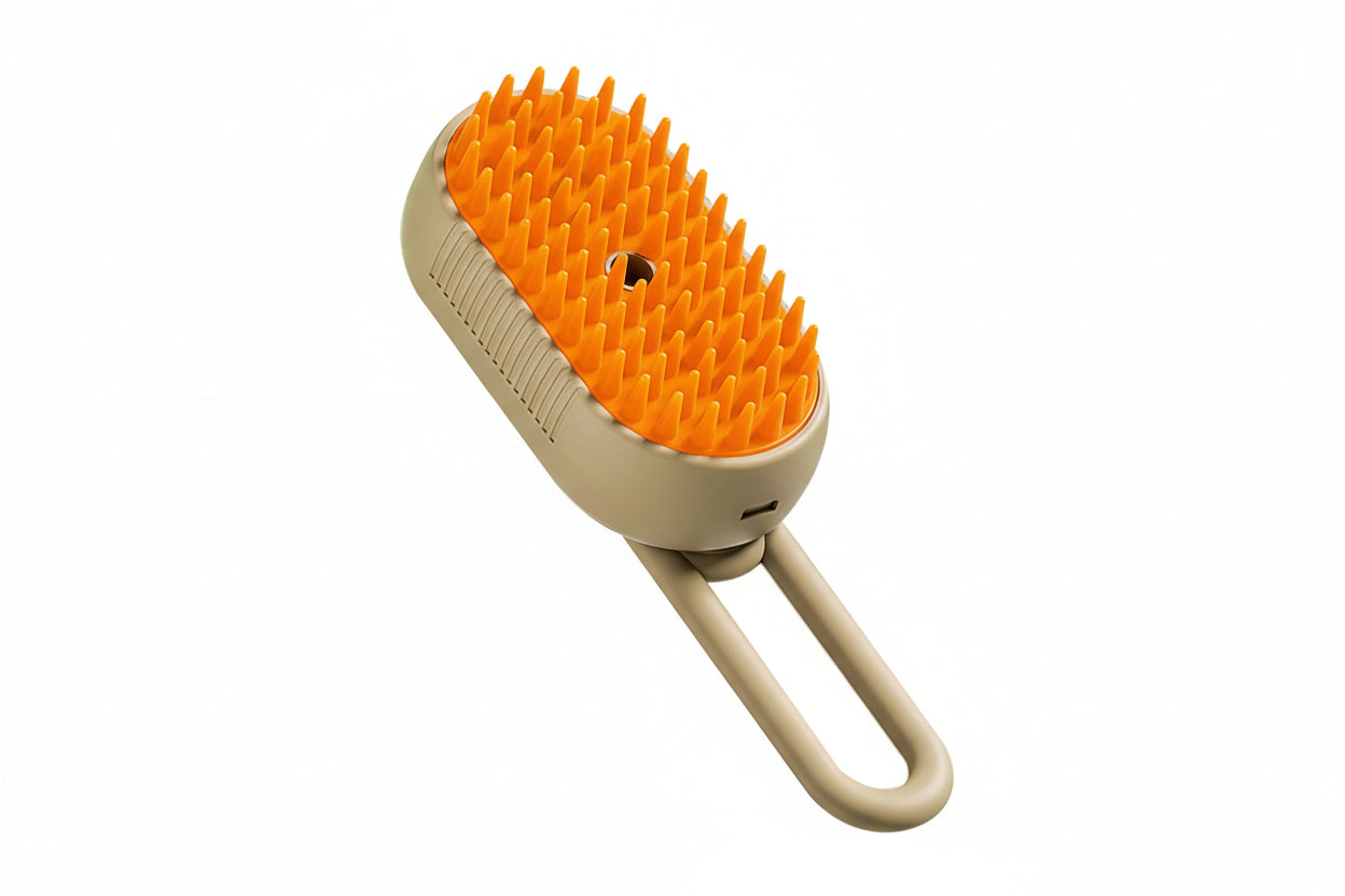 Peine Vaporizador 3 en 1: Aseo, Limpieza y Masaje