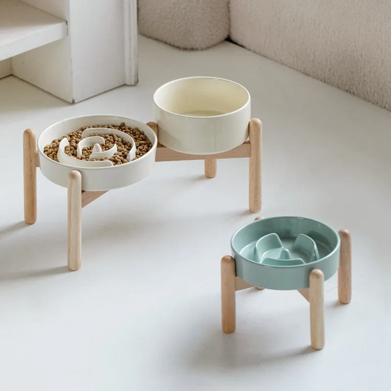 Mesita elegante estilo japones para mascotas