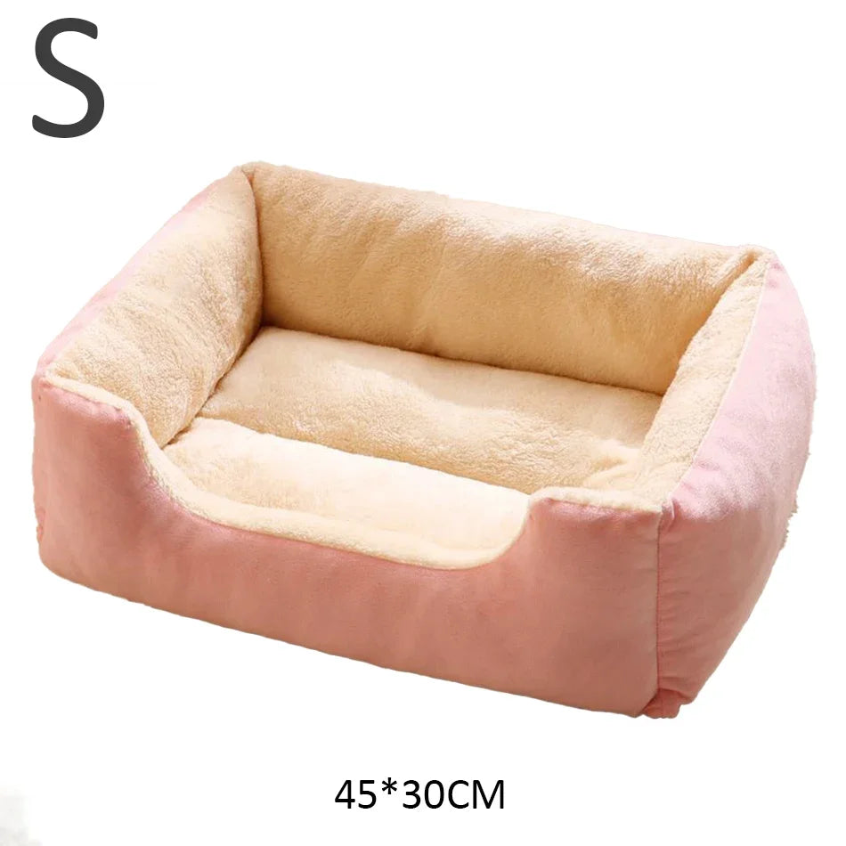 Cama tipo cuna de algodón suave para mascotas