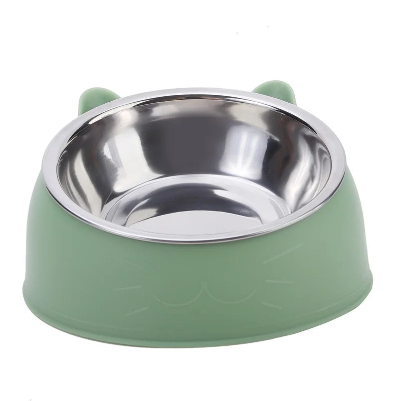 Comedero Inclinado de acero inoxidable para mascotas