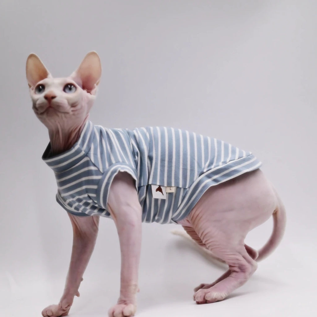 DUOMASUMI Chaleco de Verano para Gatos de Raza Sin Pelo