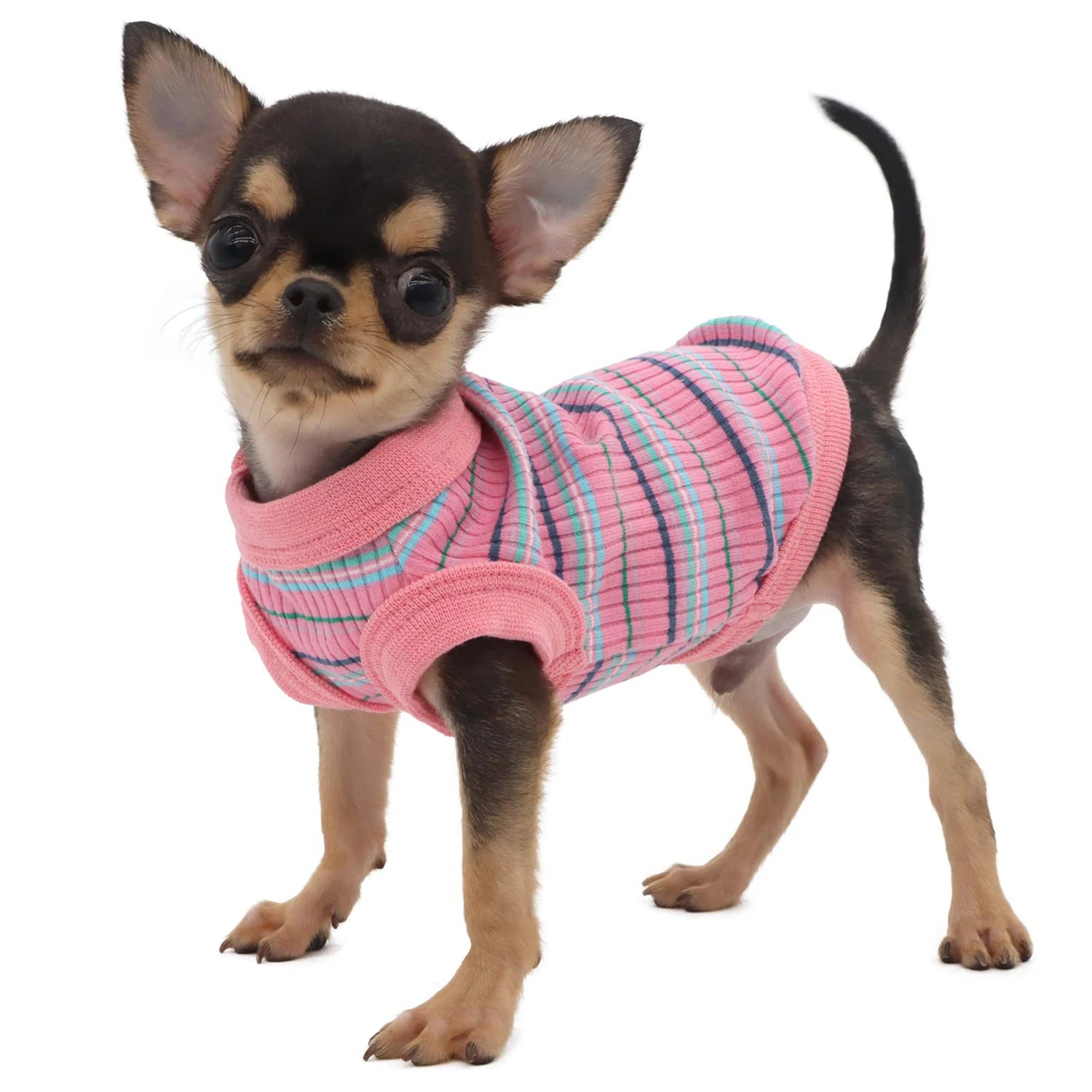 Chaleco de Camisa Acanalada para Perros Pequeños