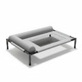Cama Elevada con Malla Transpirable y Almohada