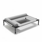 Cama Elevada con Malla Transpirable y Almohada