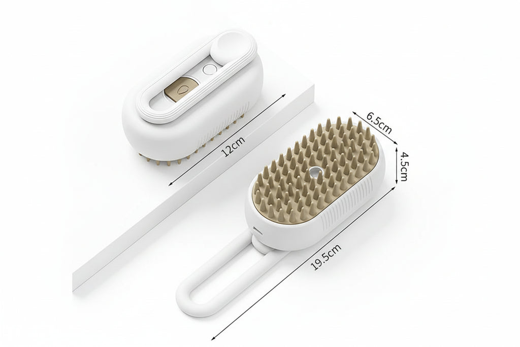 3-in-1 Steamer Comb: Grooming, Cleaning, and Massage