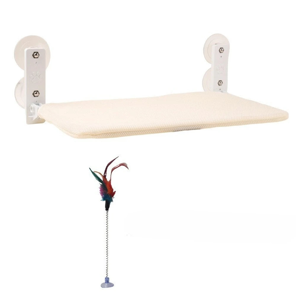 Cama para gatos con ventosa resistente