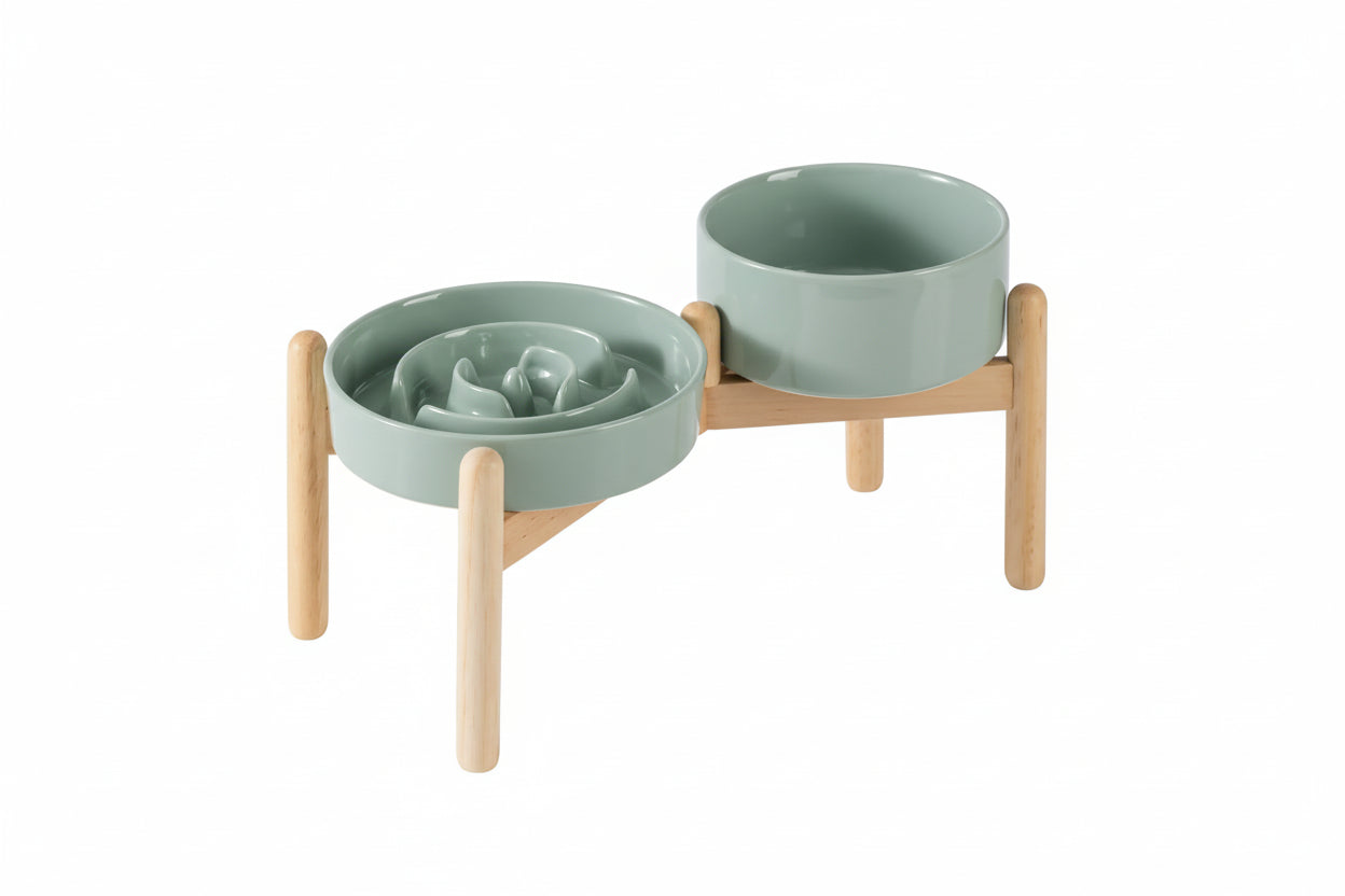 Mesita elegante estilo japones para mascotas