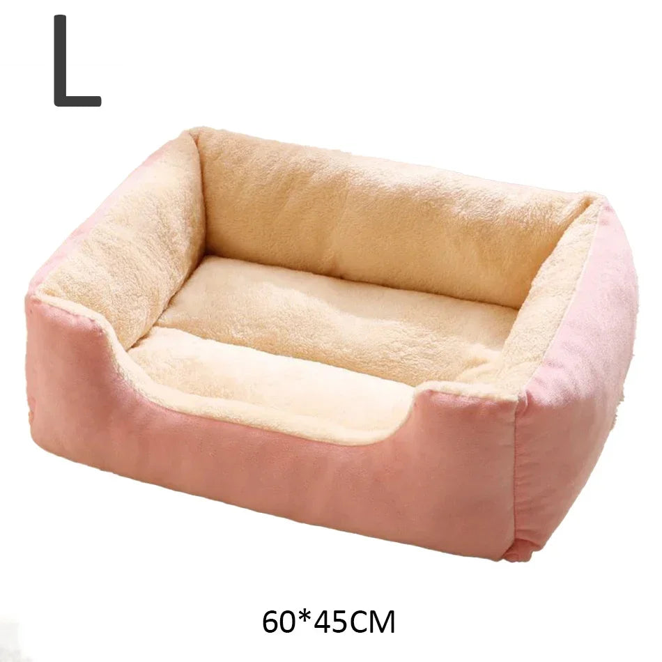Cama tipo cuna de algodón suave para mascotas