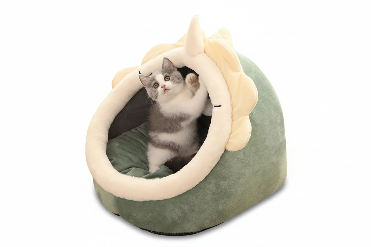 Cueva de sueño profundo y refugio Térmico para gatos