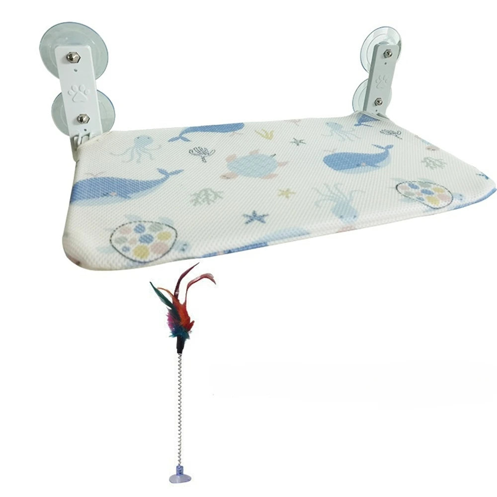 Cama para gatos con ventosa resistente