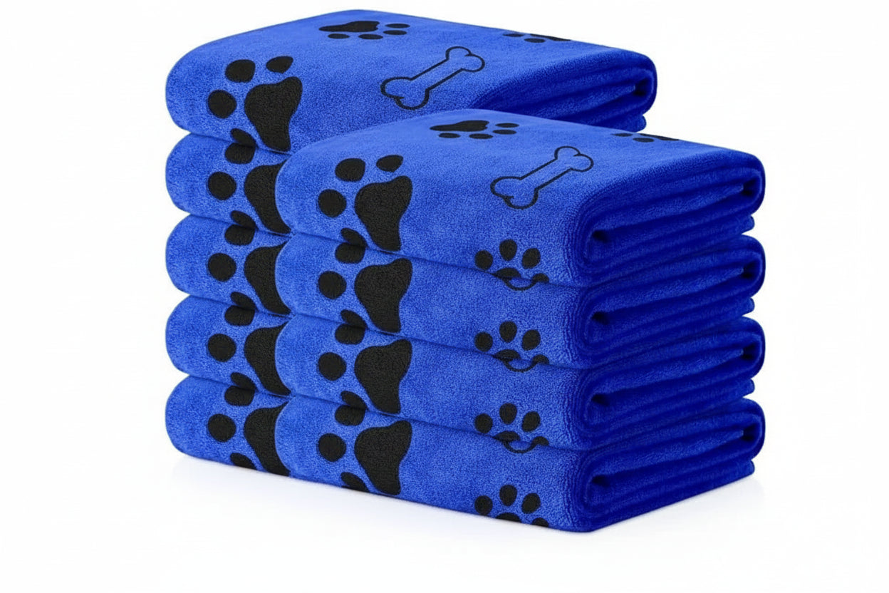 Toalla de microfibra ultra absorbente para mascotas