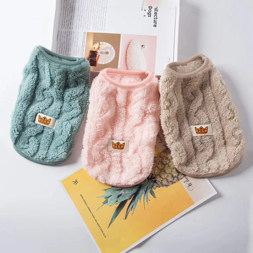Ropa de Lana Suave y Acogedora para Mascotas Pequeñas