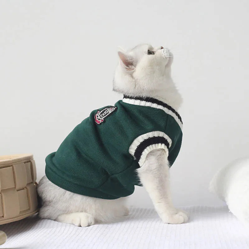 Suéter y Chaleco de Invierno para Mascotas Pequeñas