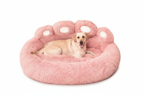 Cama esponjosa de invierno para mascotas