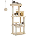 Árbol para gatos de interior de 143 cm, con 5 niveles