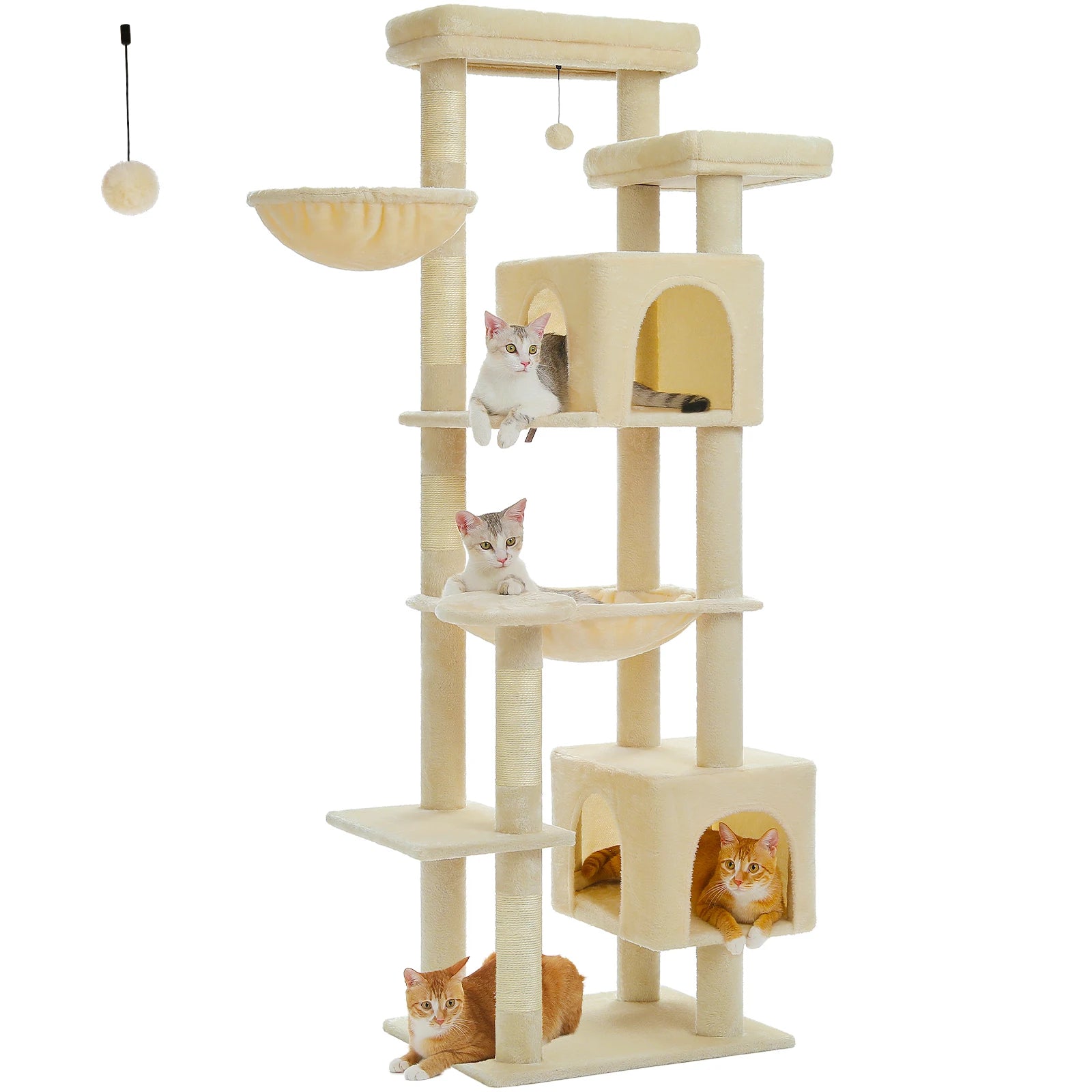 MimoPaws Feandrea Premium Árbol para Gatos, 180cm de Altura