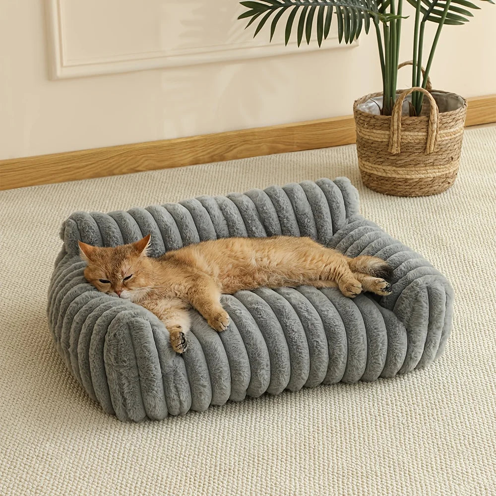Sofá Cama para Gatos a Rayas KEMORELA