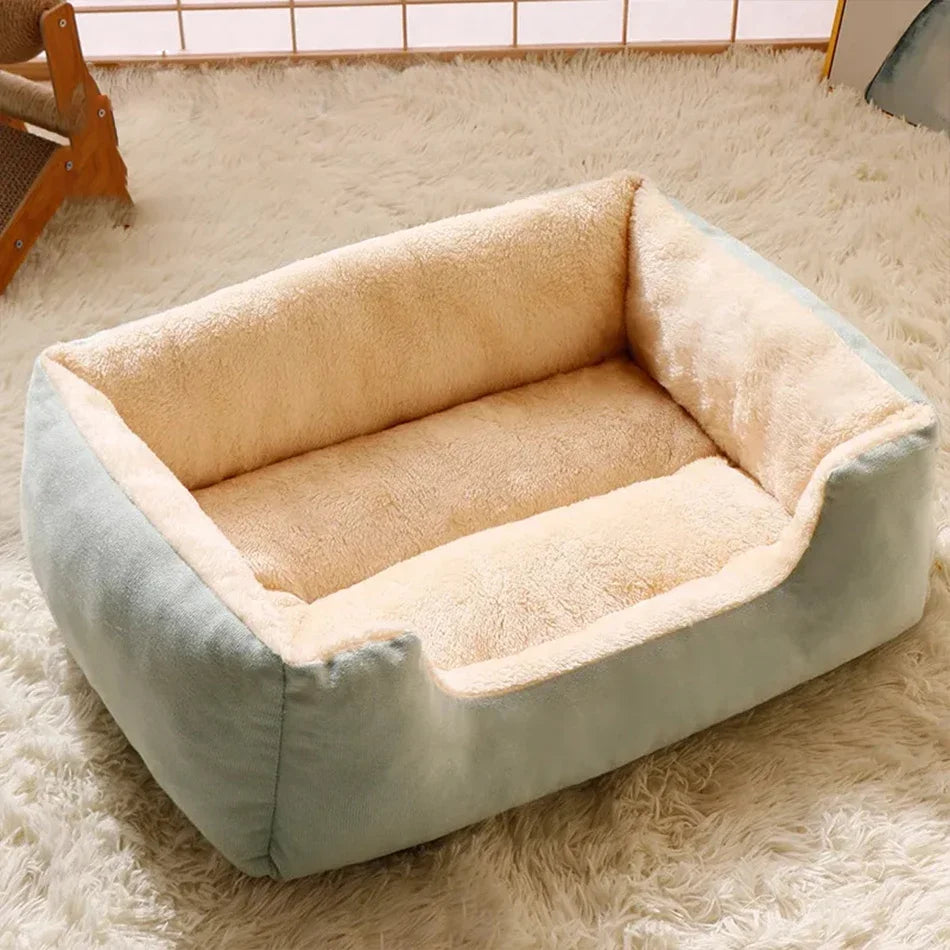Cama tipo cuna de algodón suave para mascotas