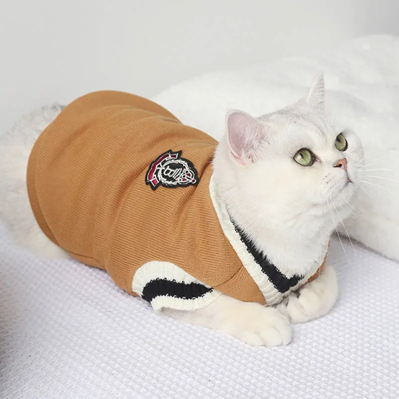 Suéter y Chaleco de Invierno para Mascotas Pequeñas