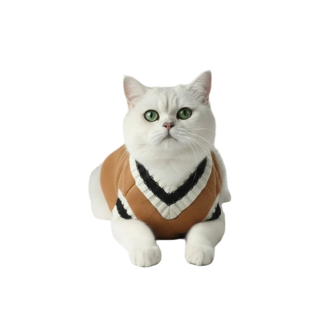 Suéter y Chaleco de Invierno para Mascotas Pequeñas