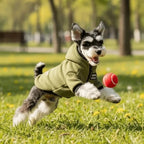 Sudadera con Capucha Gruesa verde